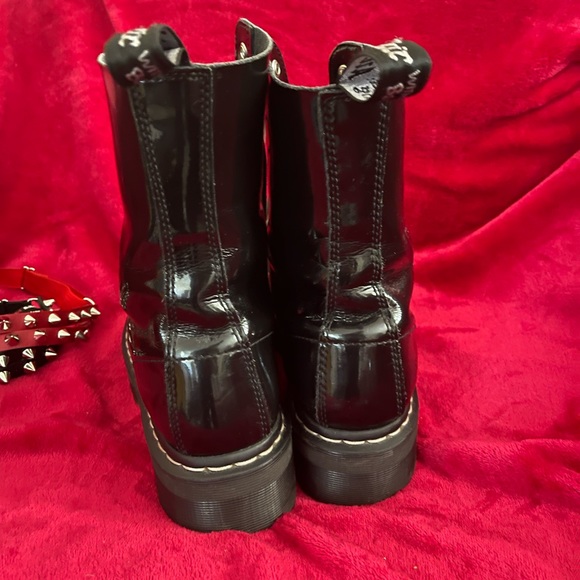 rare dr.martens aggy 1490 patent boot - Picture 5 of 9